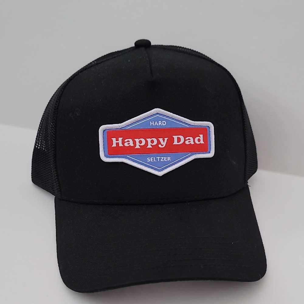 Black Happy Dad Seltzer Cap